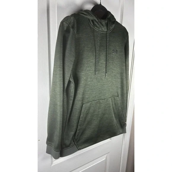 Eddie Bauer Men's XL Gray High‑Neck Button Pullover – Medium Weight, Classic Out - Picture 11 of 12